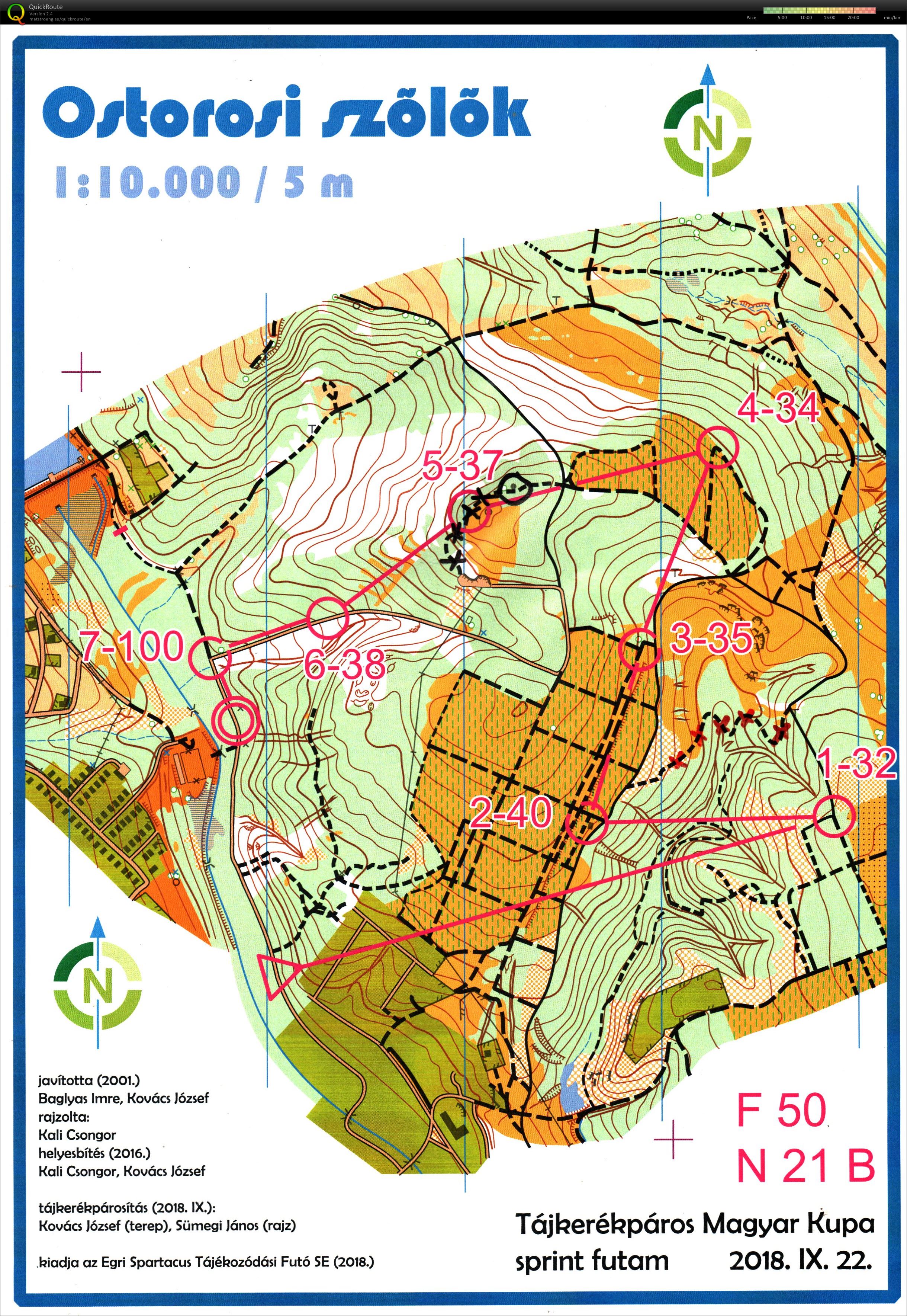 Ostoros MTBO Sprint (2018-09-22)