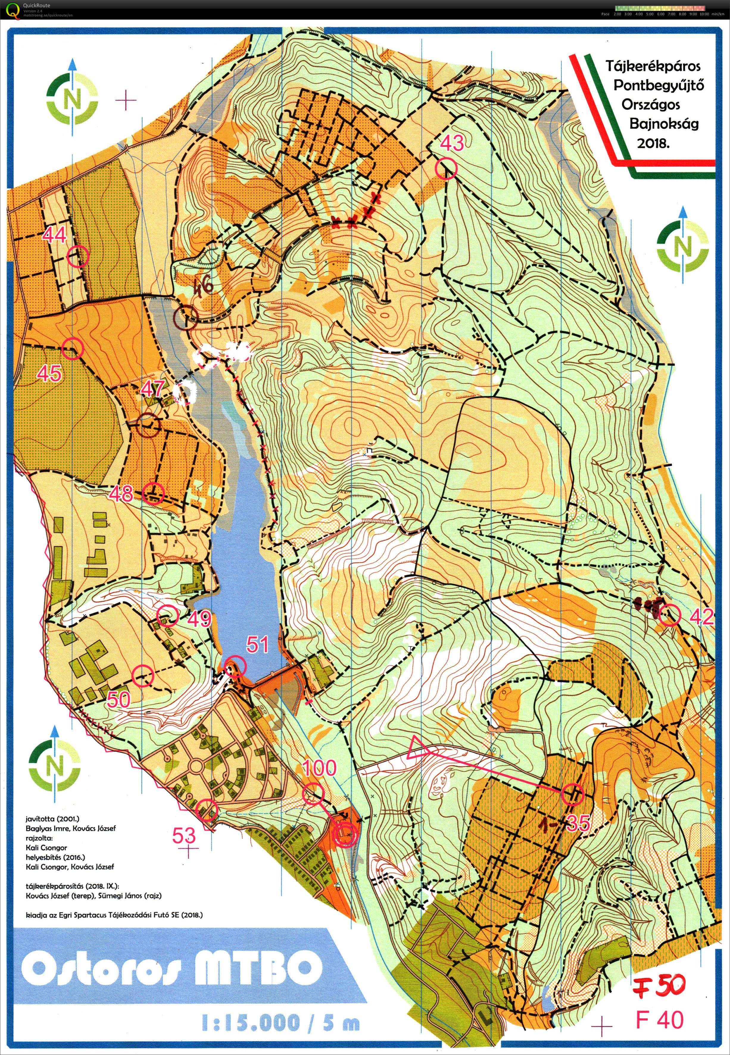 Ostoros MTBO Pontbegyűjtő Országos Bajnokság (2018-09-23)
