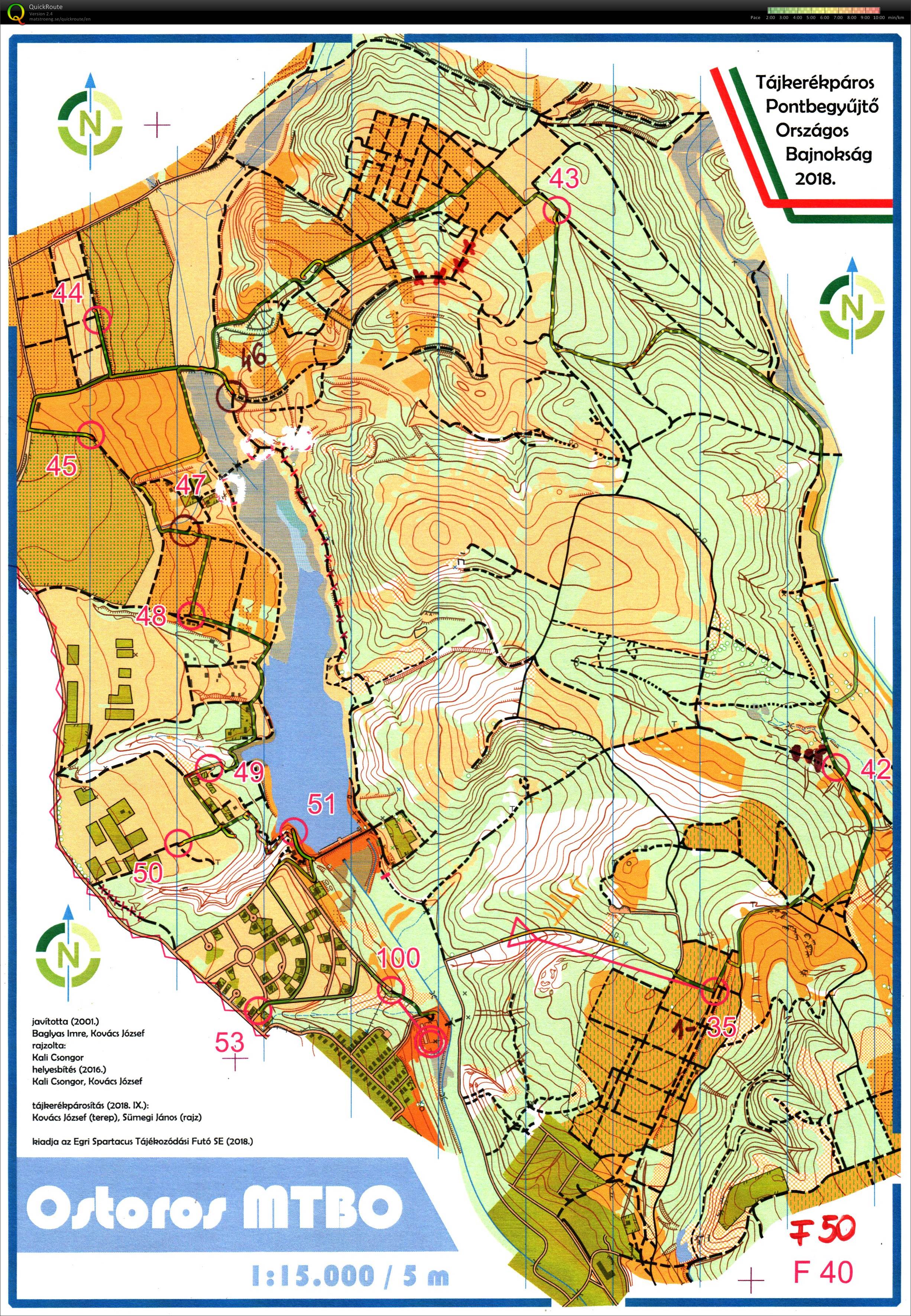 Ostoros MTBO Pontbegyűjtő Országos Bajnokság (2018-09-23)