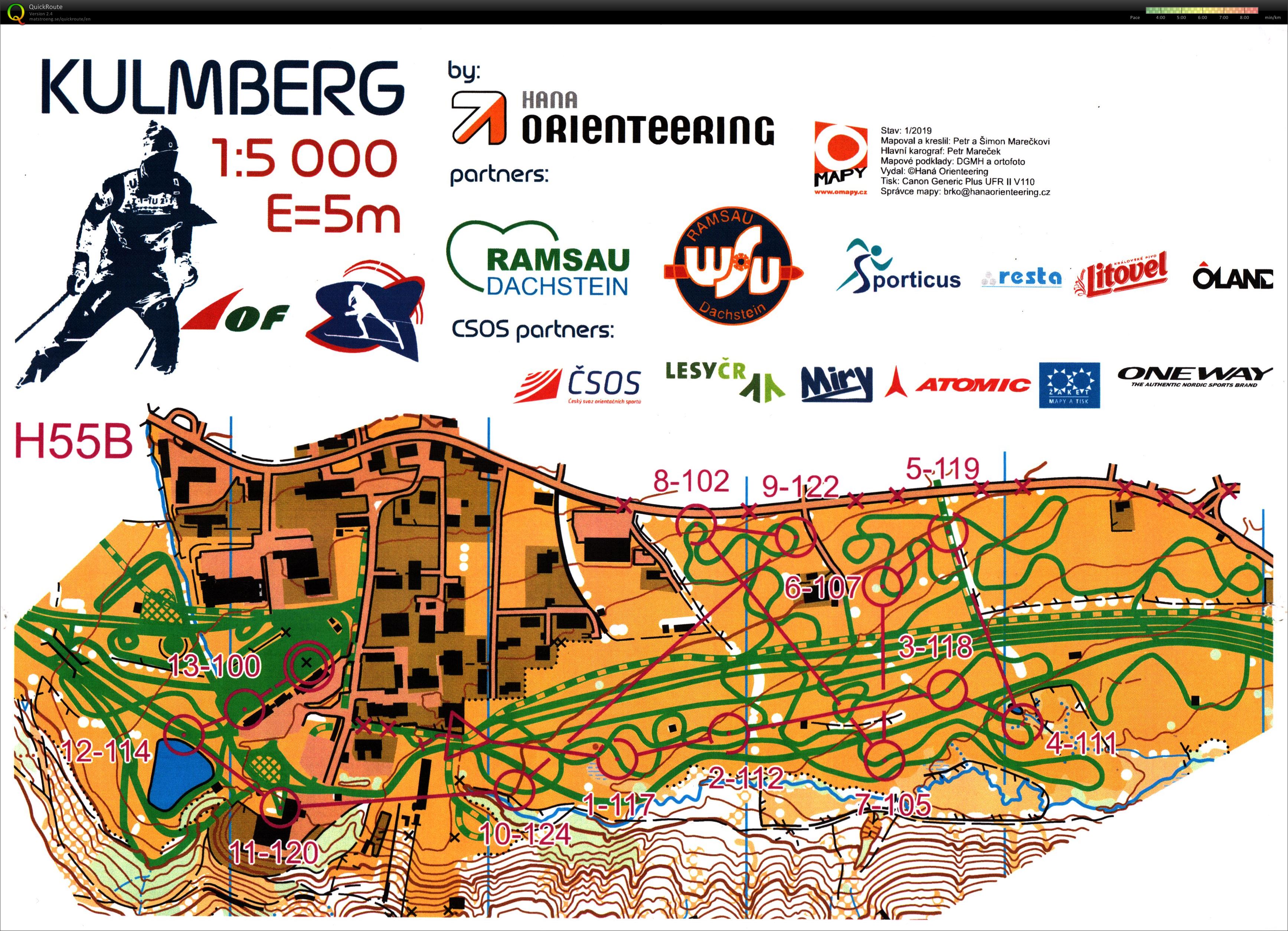 ÖM Sprint, 4. Ski-O Austria Cup (19.01.2019)