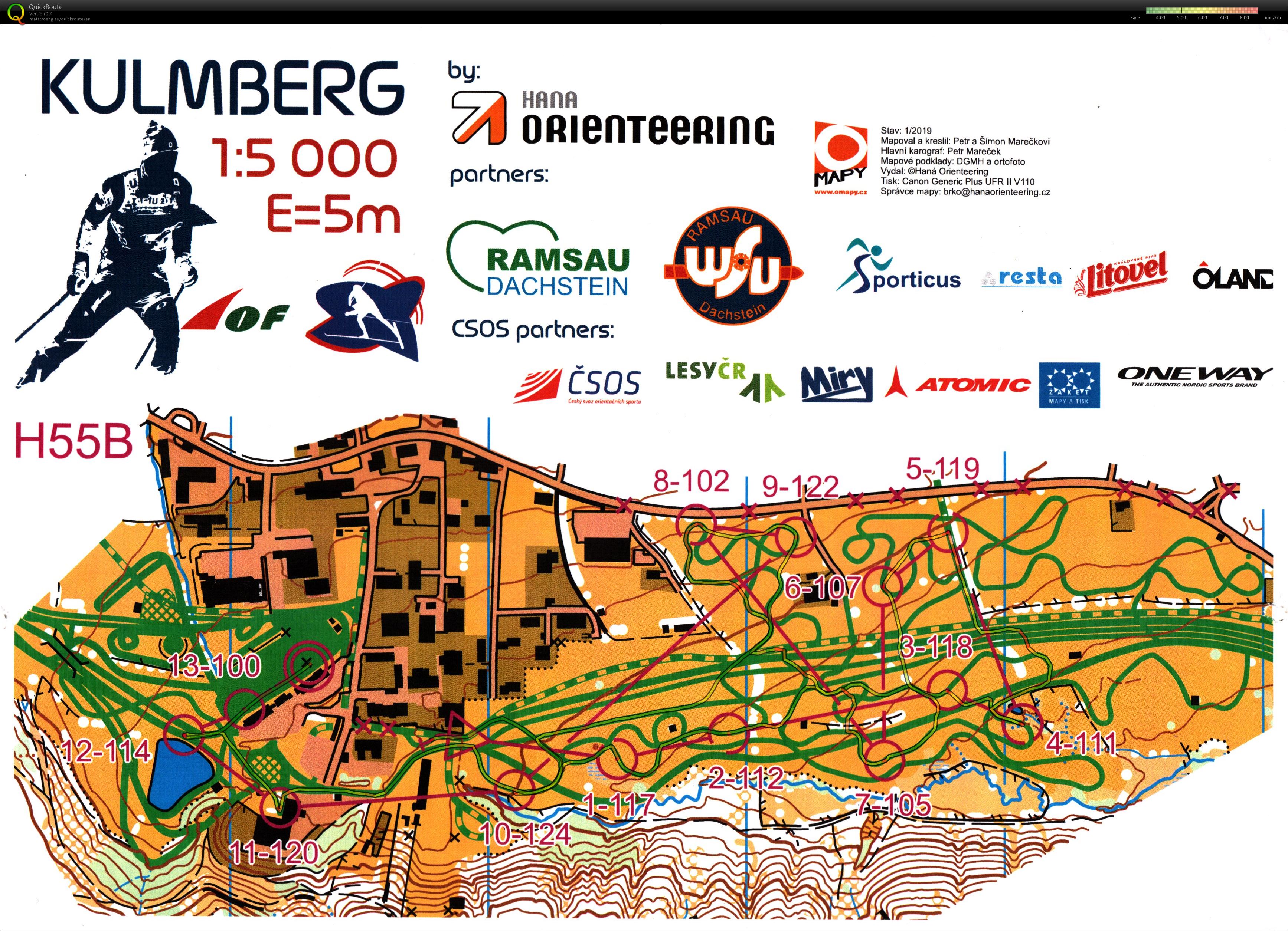 ÖM Sprint, 4. Ski-O Austria Cup (19-01-2019)