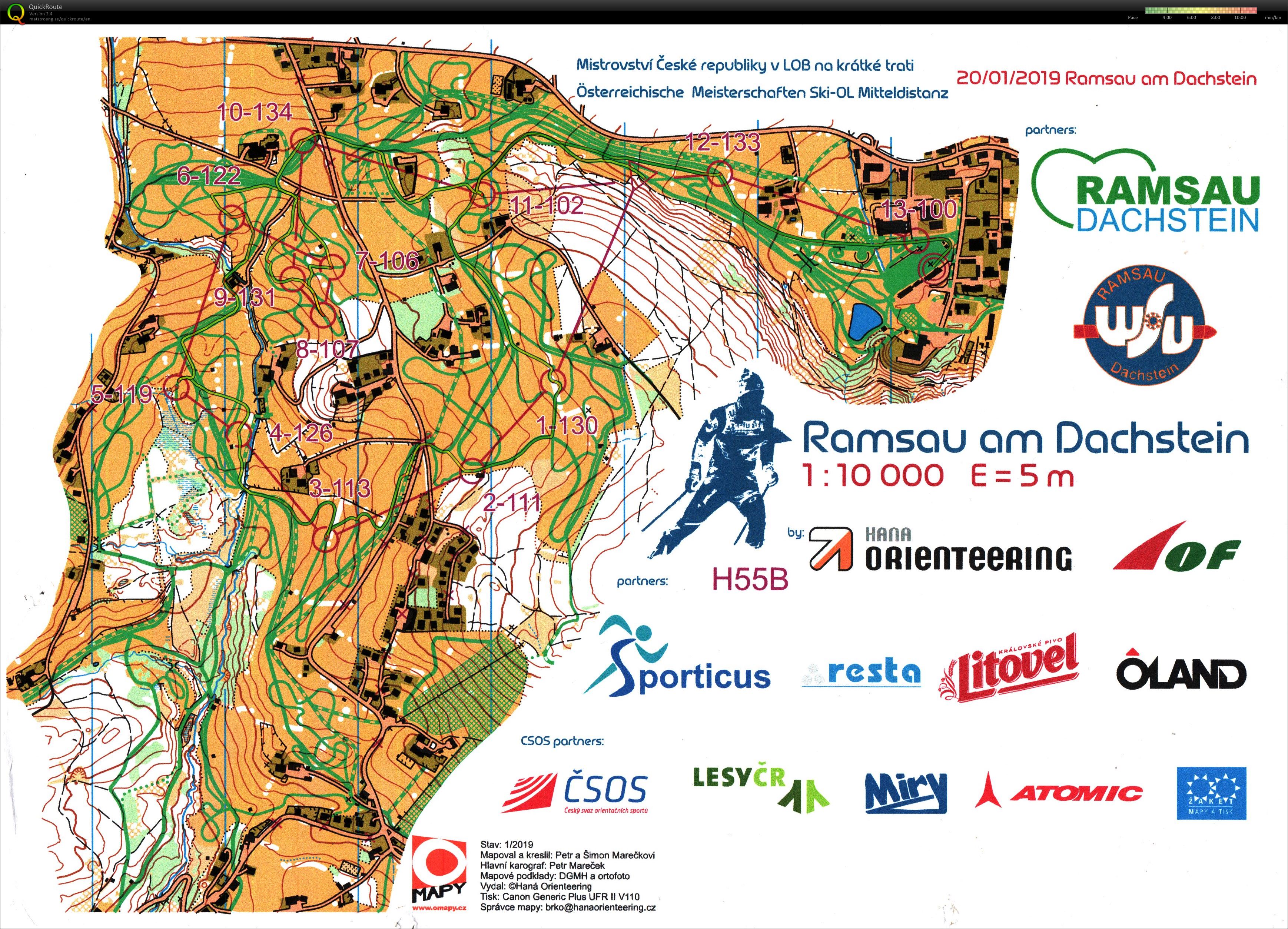 ÖM Mitteldistanz, 6. Ski-O Austria Cup (20.01.2019)