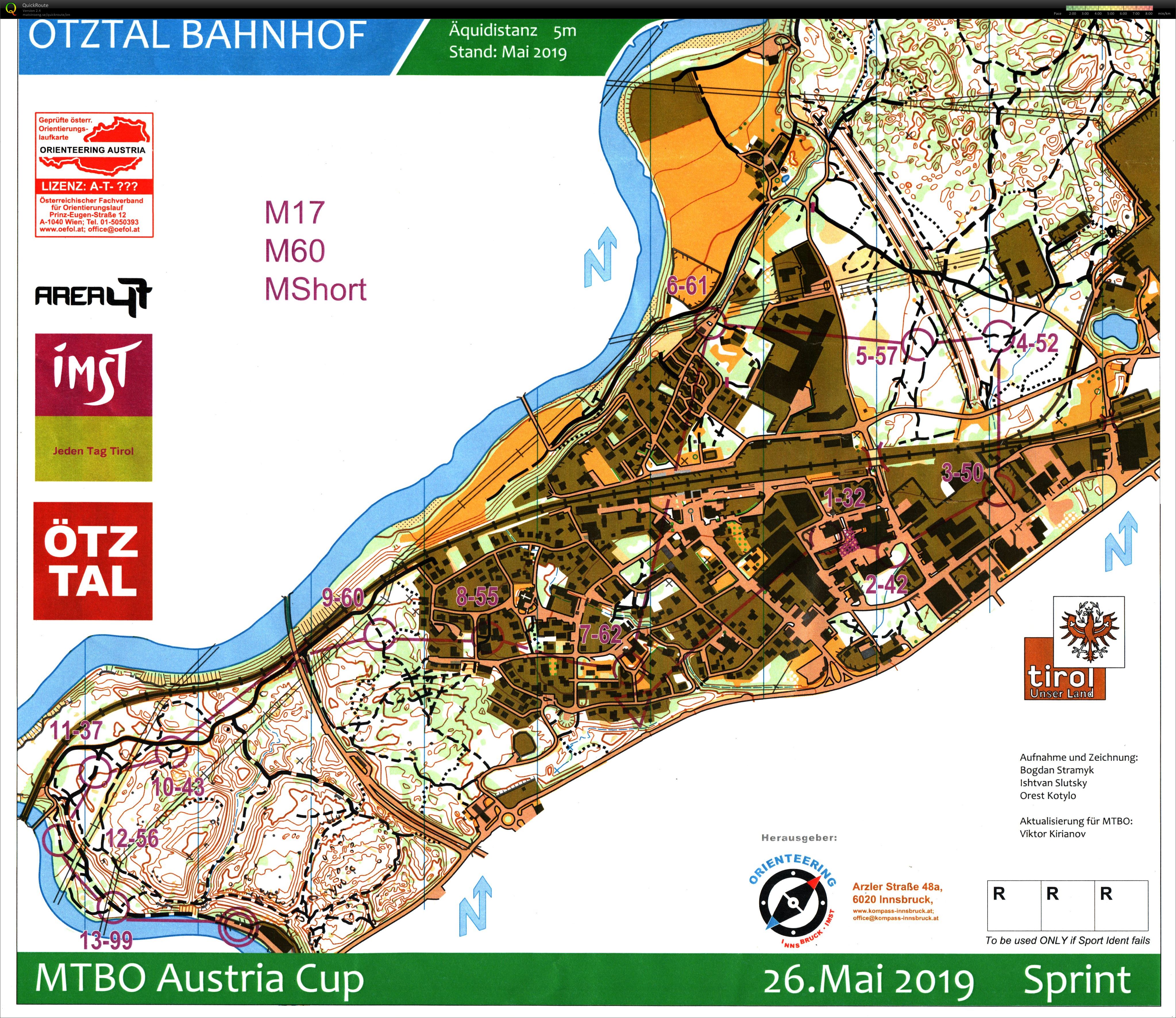 ÖM Sprint, 6. MTBO Austria Cup (2019-05-26)