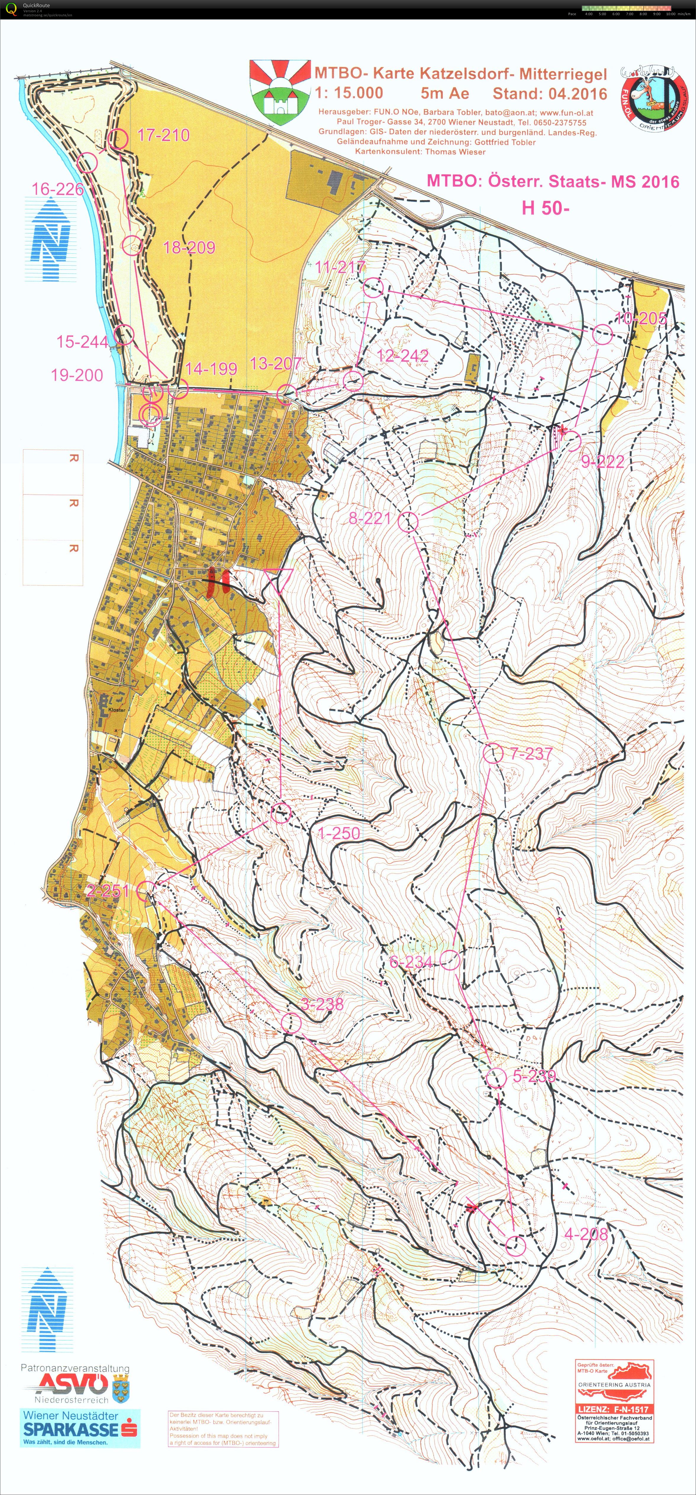 ÖM Langdistanz, 4. MTBO Austria Cup (2016-05-01)