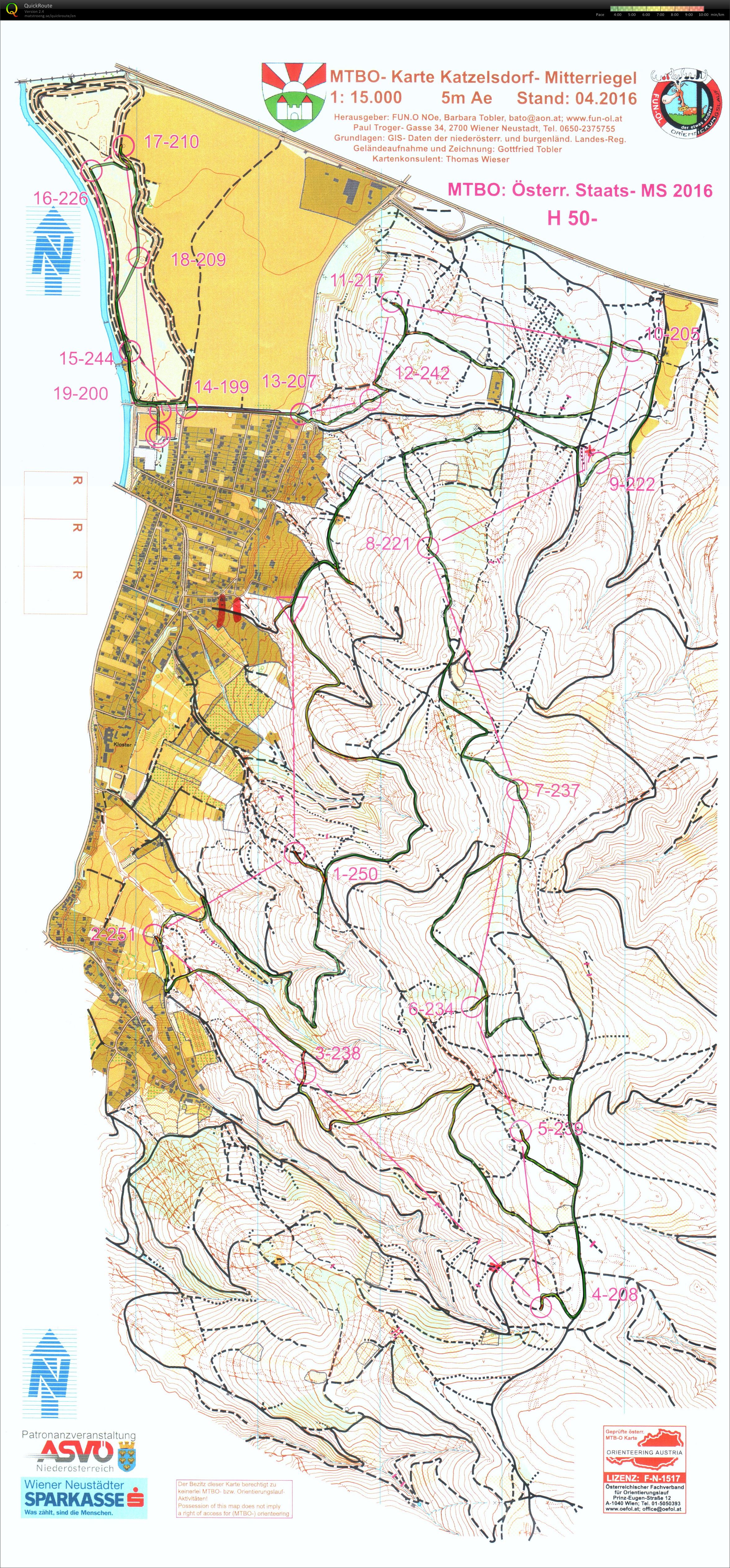 ÖM Langdistanz, 4. MTBO Austria Cup (2016-05-01)