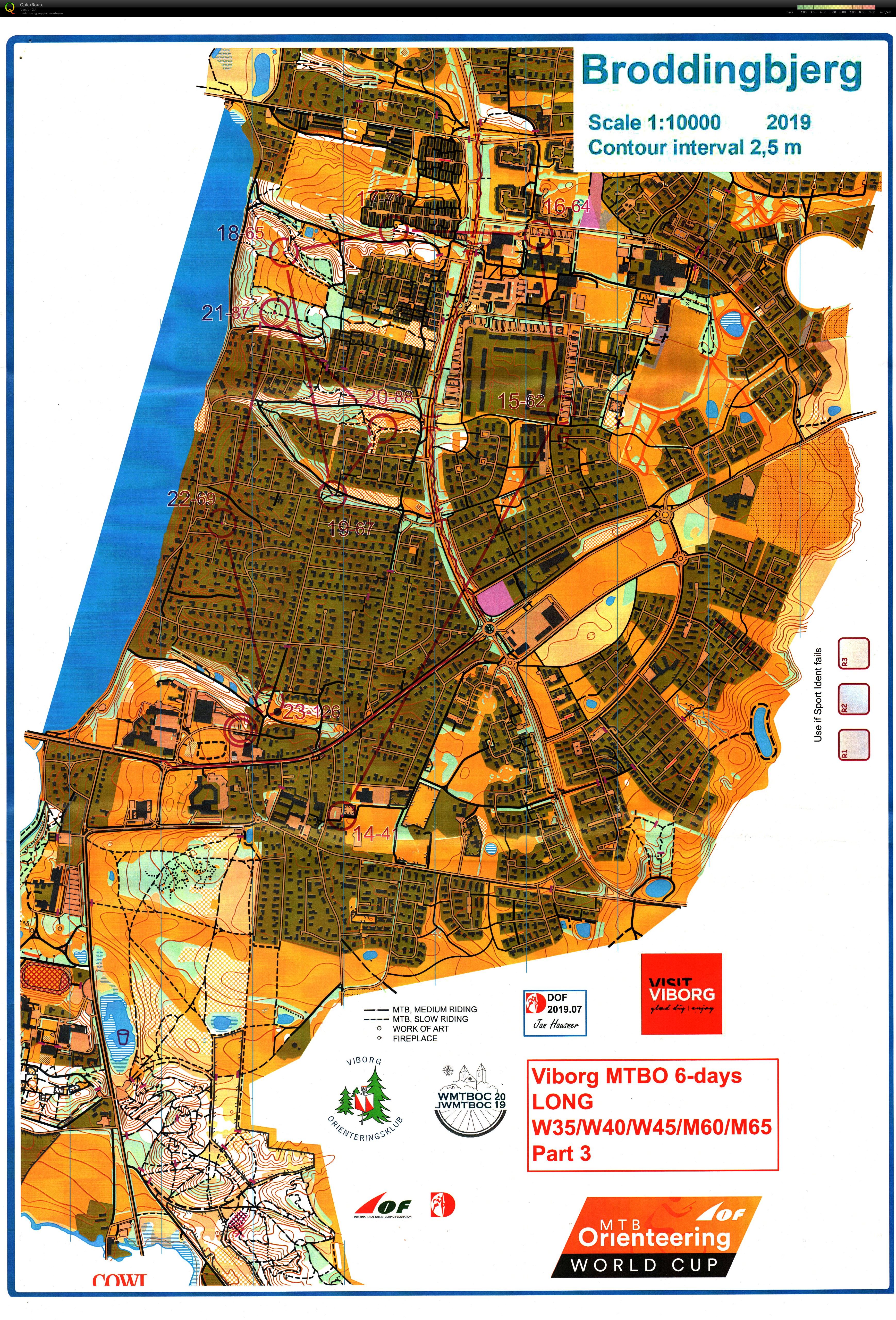 Viborg MTBO 6 days - Stage 4 (01-08-2019)