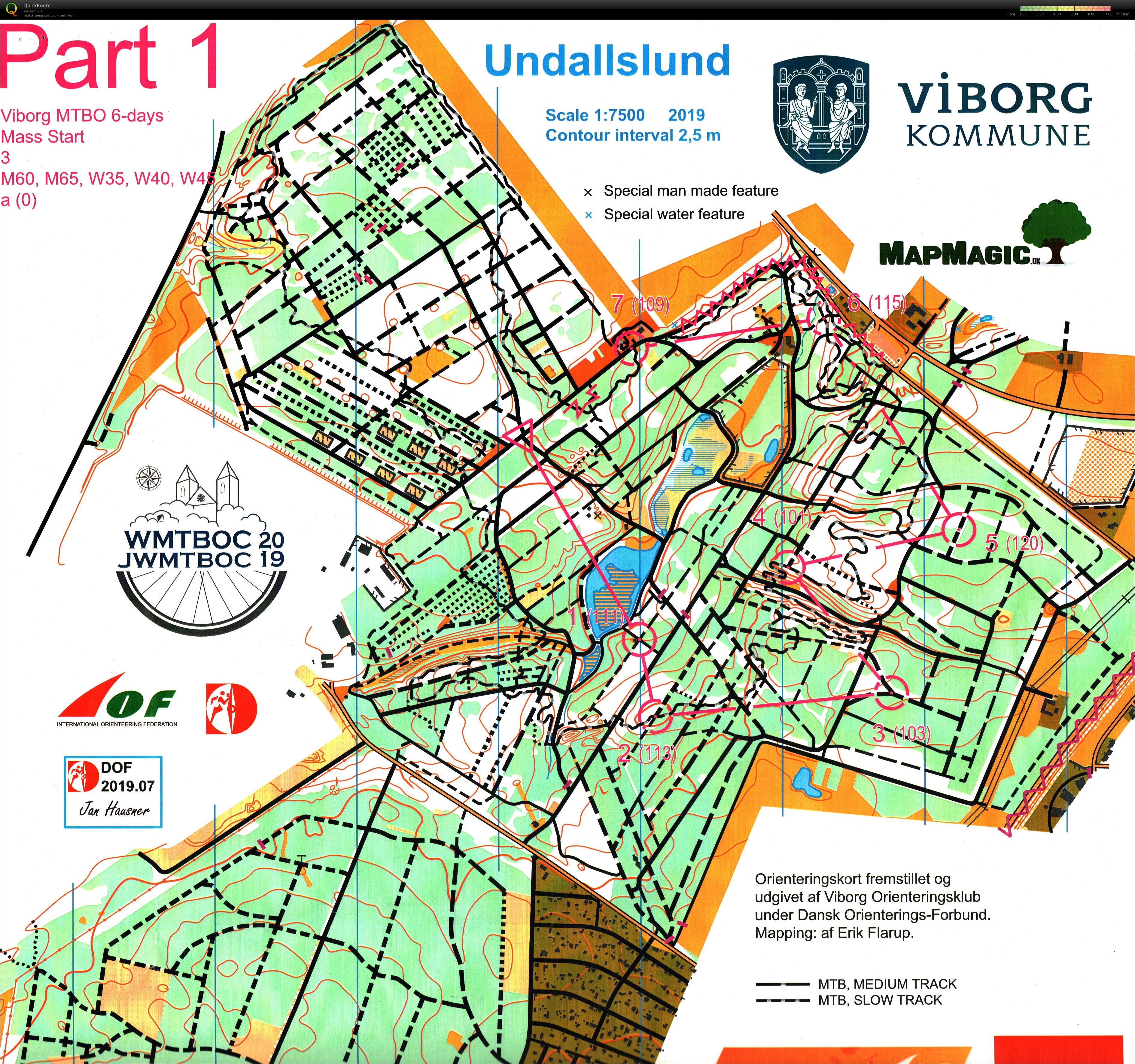 Viborg MTBO 6 days - Stage 5 (02/08/2019)