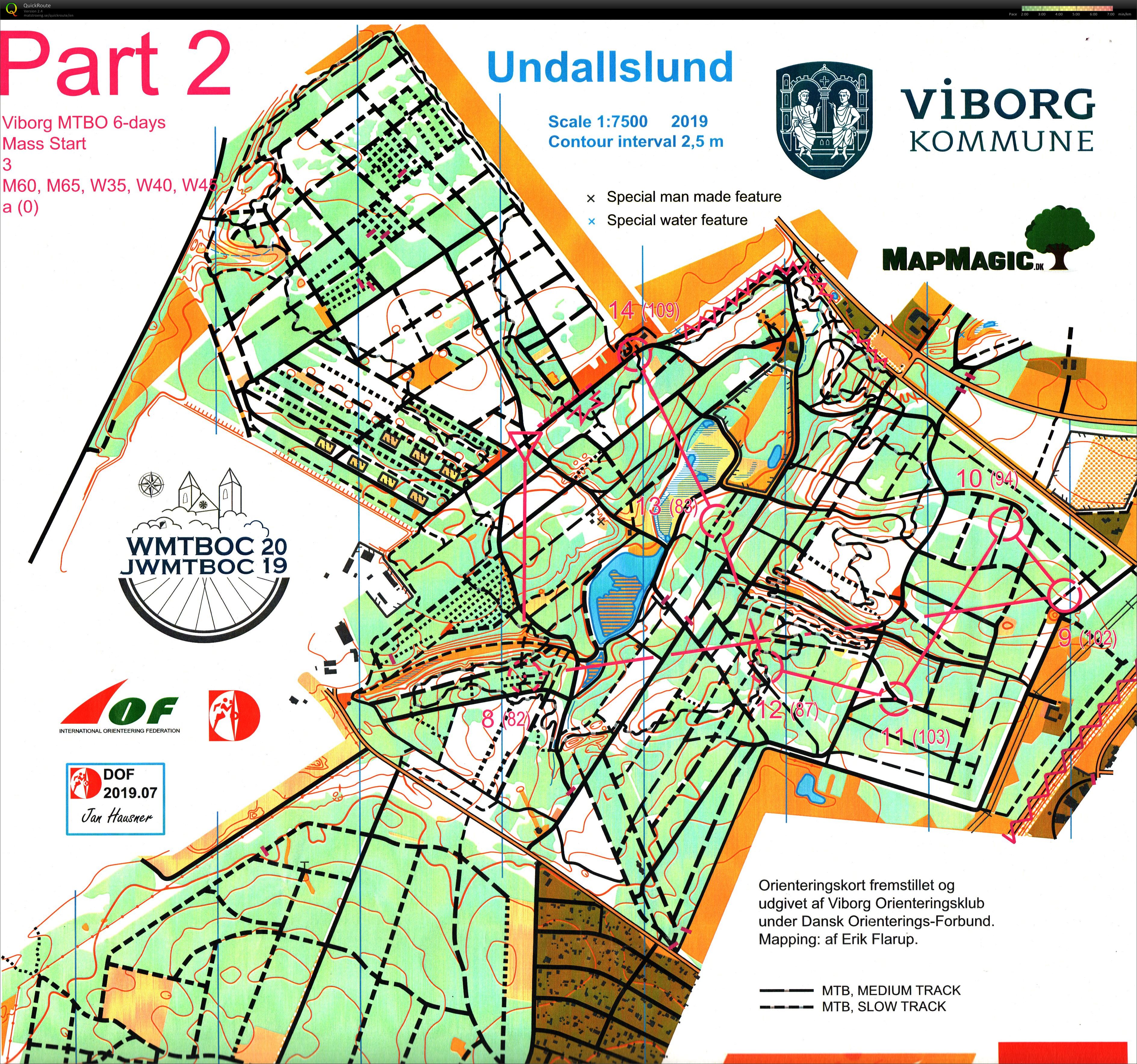 Viborg MTBO 6 days - Stage 5 (02/08/2019)