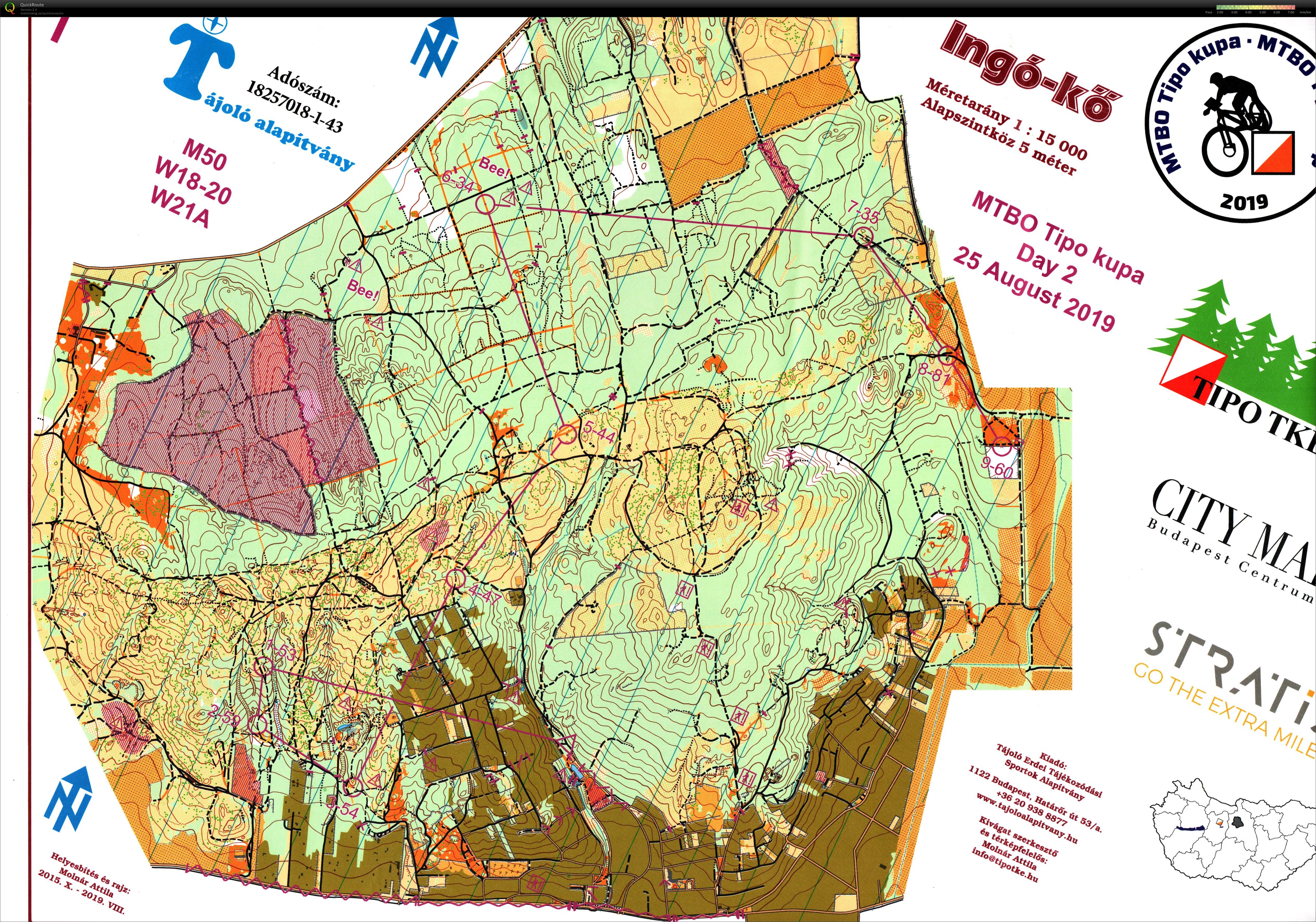 MTBO Tipo Kupa 2. nap (2019-08-25)