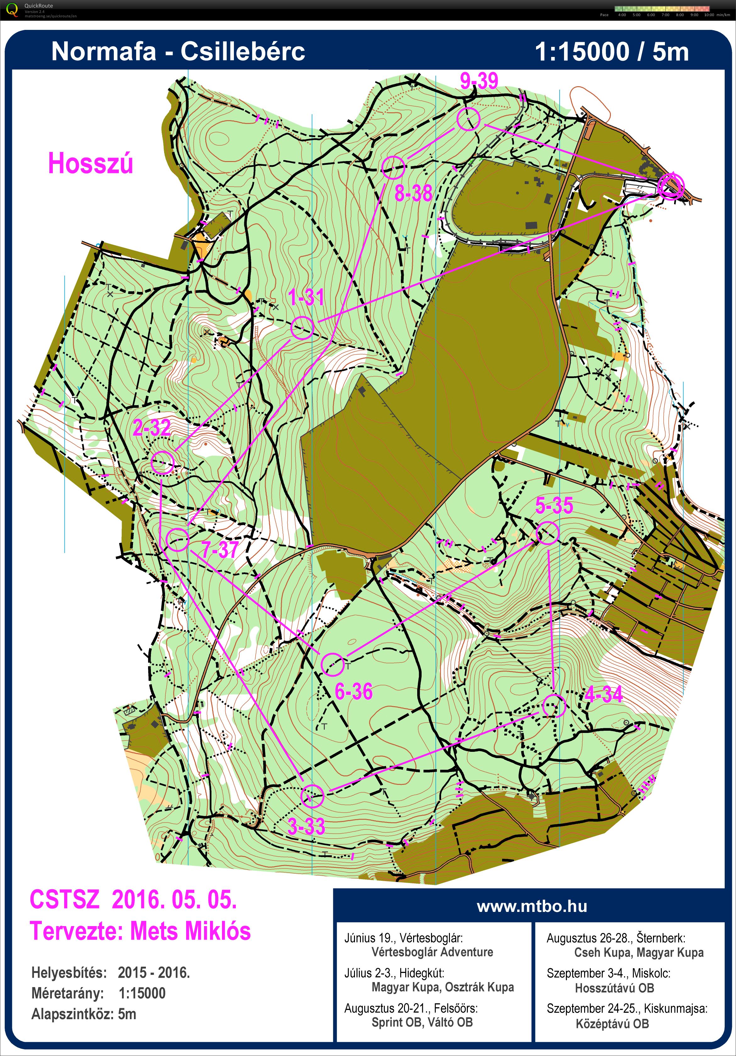 Csütörtöki Tájbringa Széria 5. (2016-05-05)