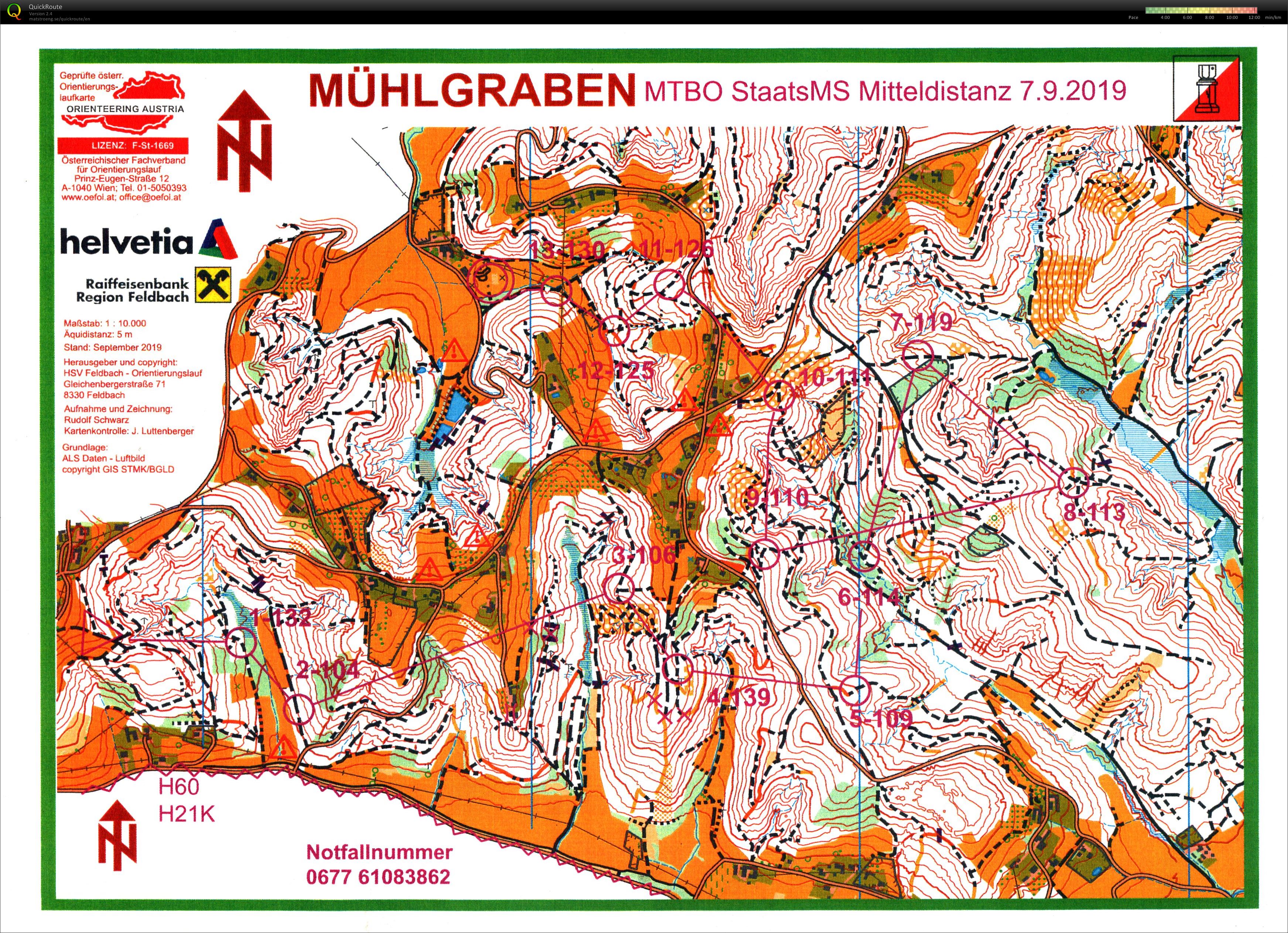 ÖM Mitteldistanz, 9. MTBO Austria Cup (07-09-2019)