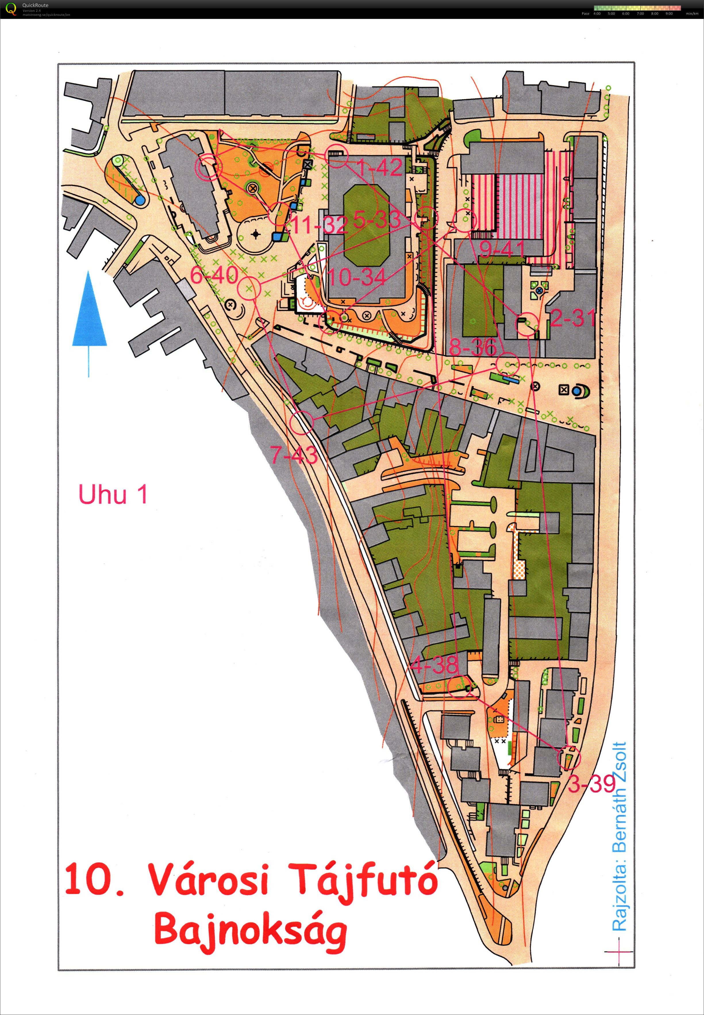 Városi Tájfutó Bajnokság 6. forduló (2019-11-19)