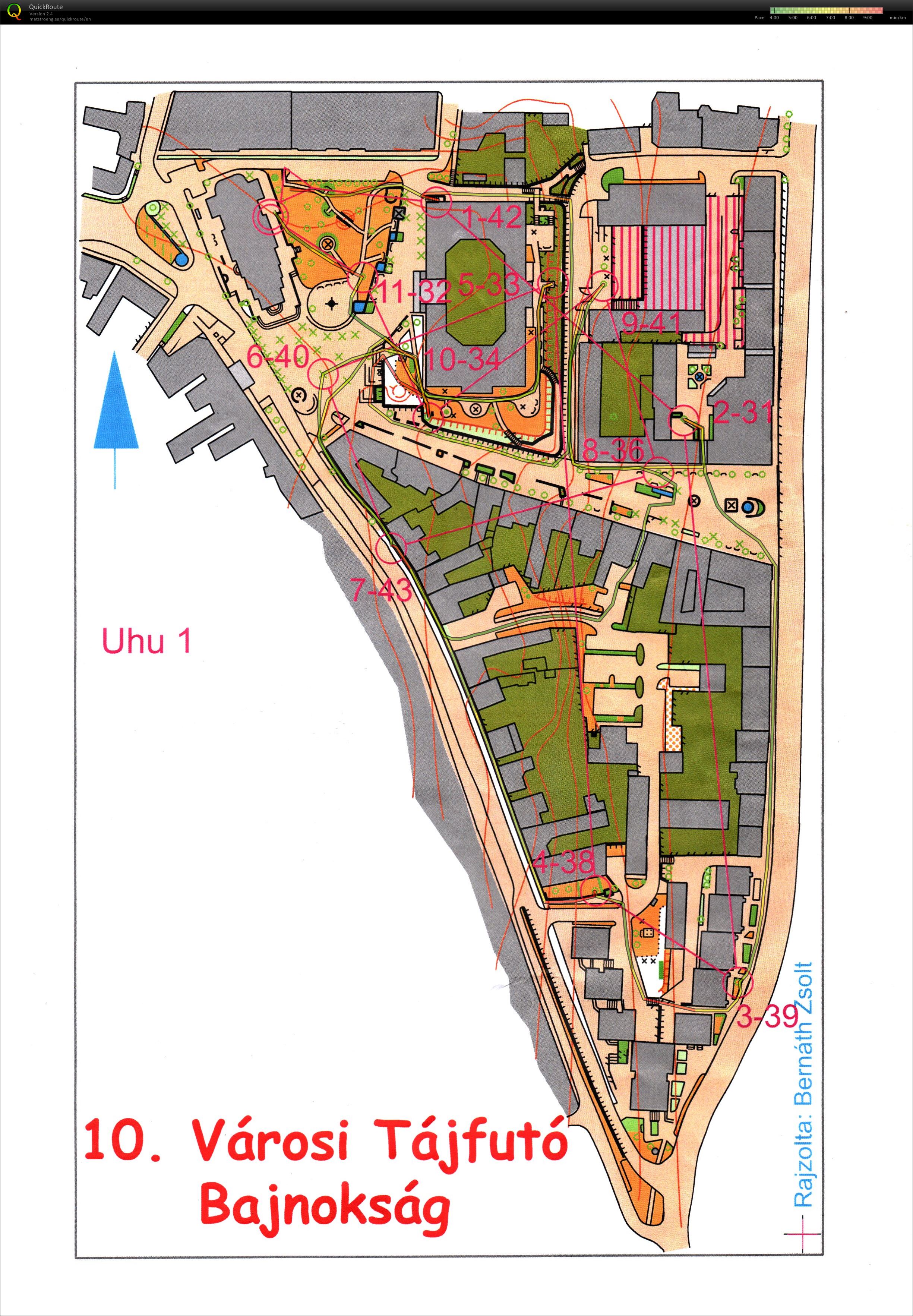 Városi Tájfutó Bajnokság 6. forduló (2019-11-19)