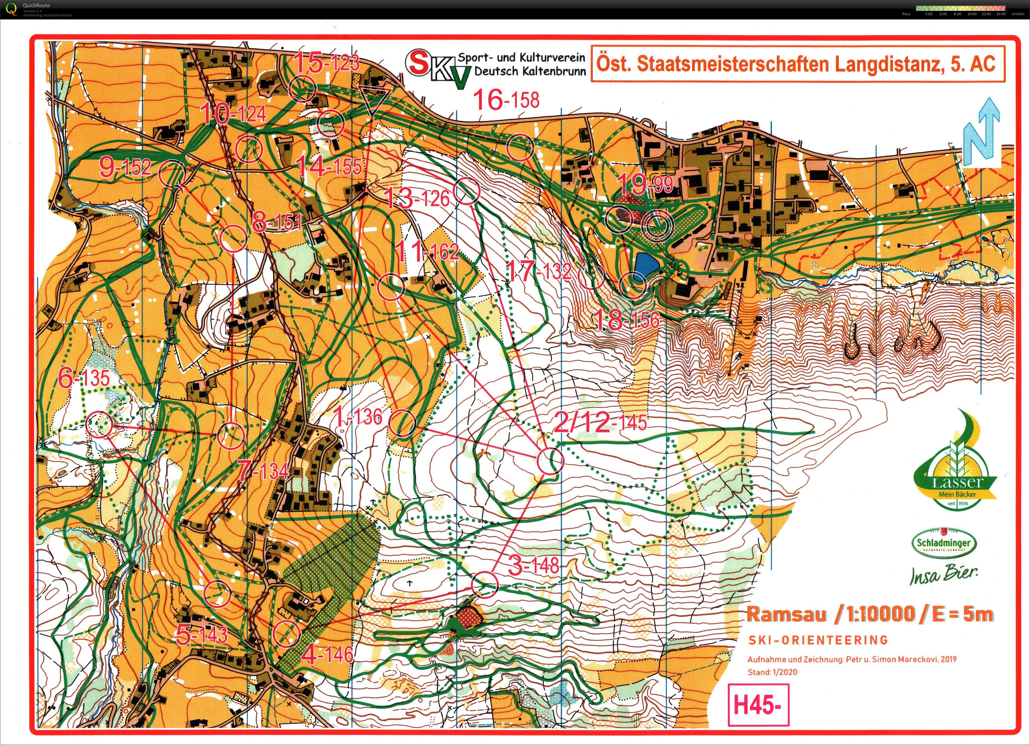 ÖM Langdistanz, 5. Ski-O Austria Cup (2020-01-25)