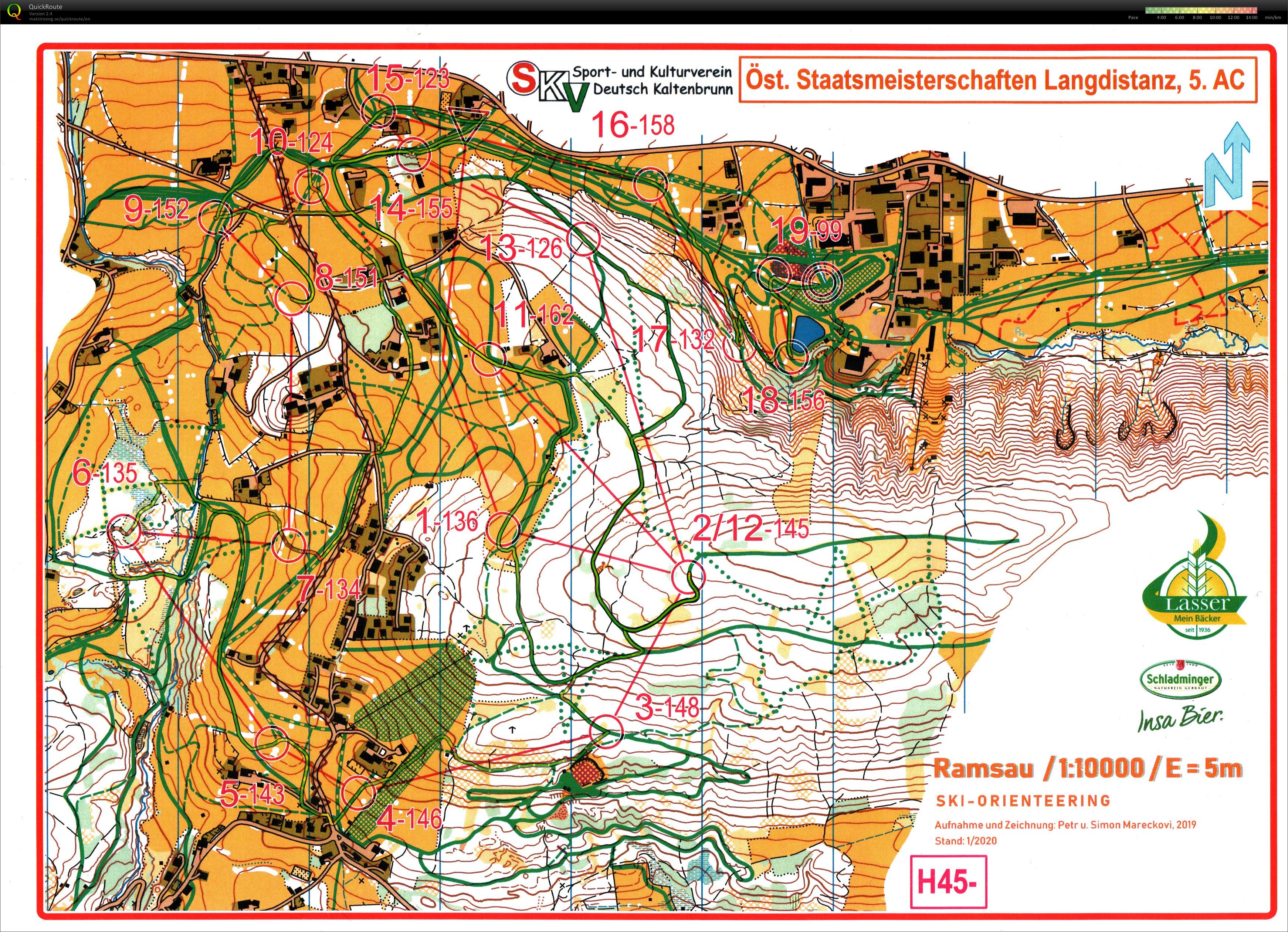 ÖM Langdistanz, 5. Ski-O Austria Cup (2020-01-25)
