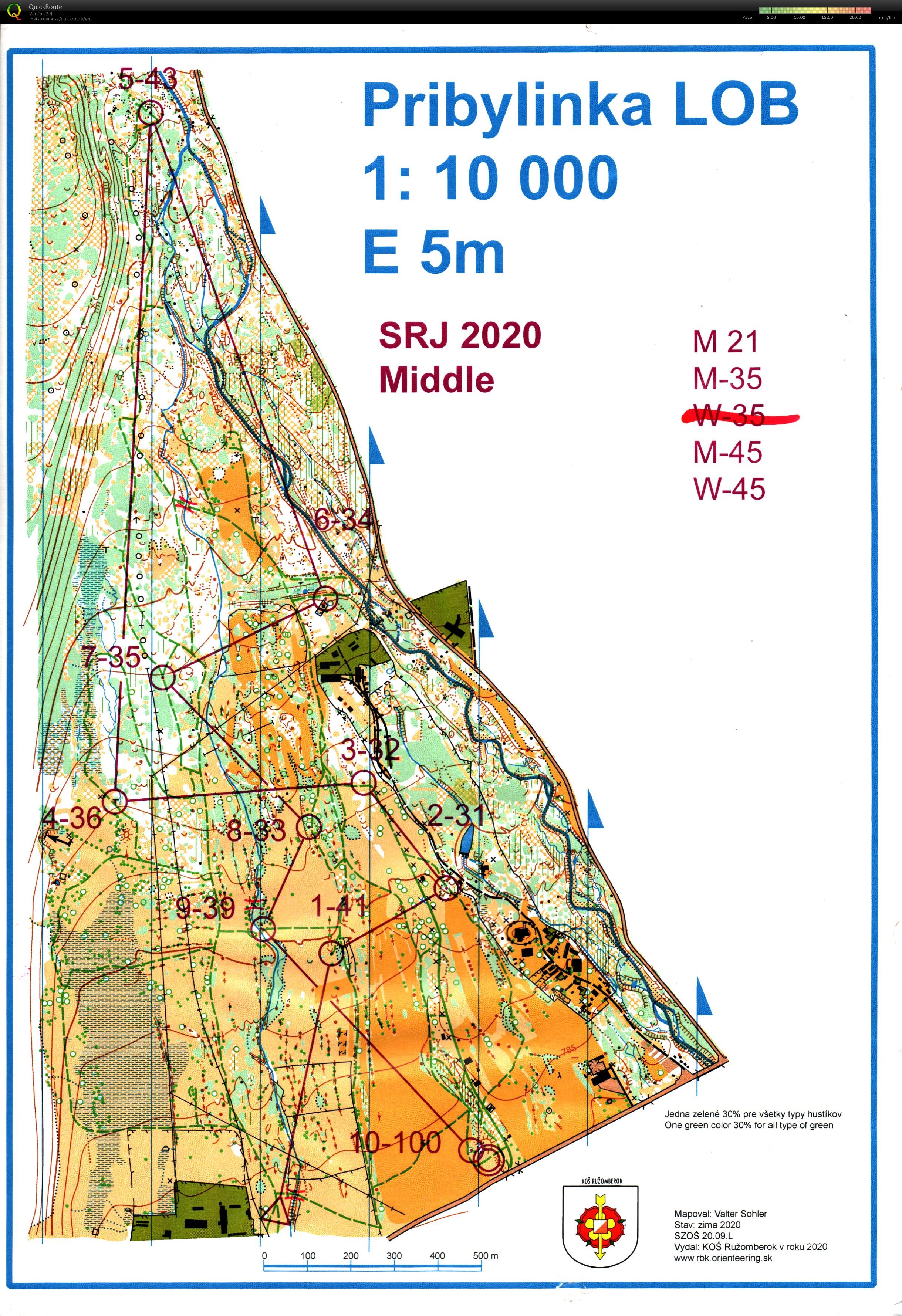 TATRY SKI ORIENTEERING - E2 (2020-02-15)