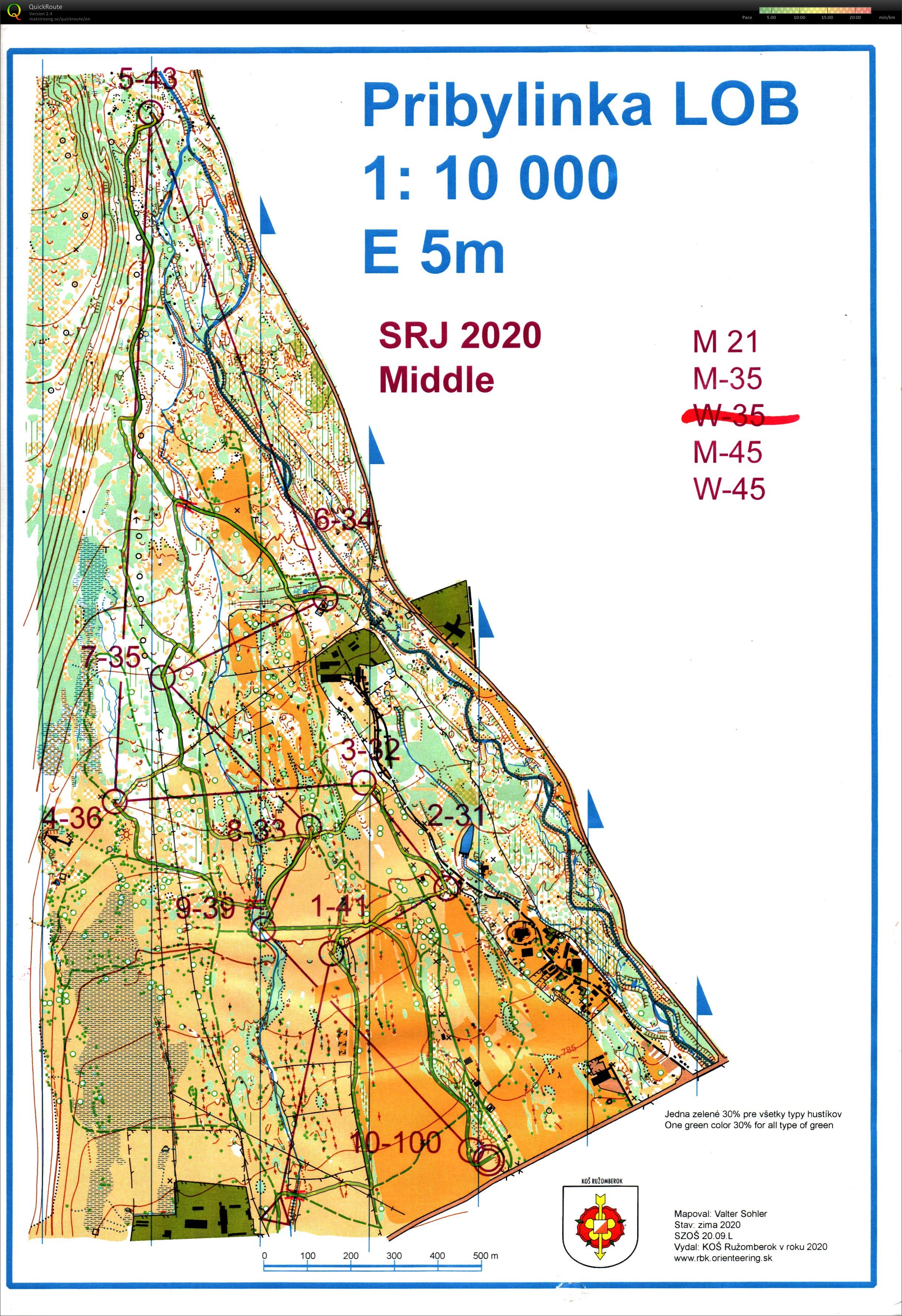 TATRY SKI ORIENTEERING - E2 (2020-02-15)