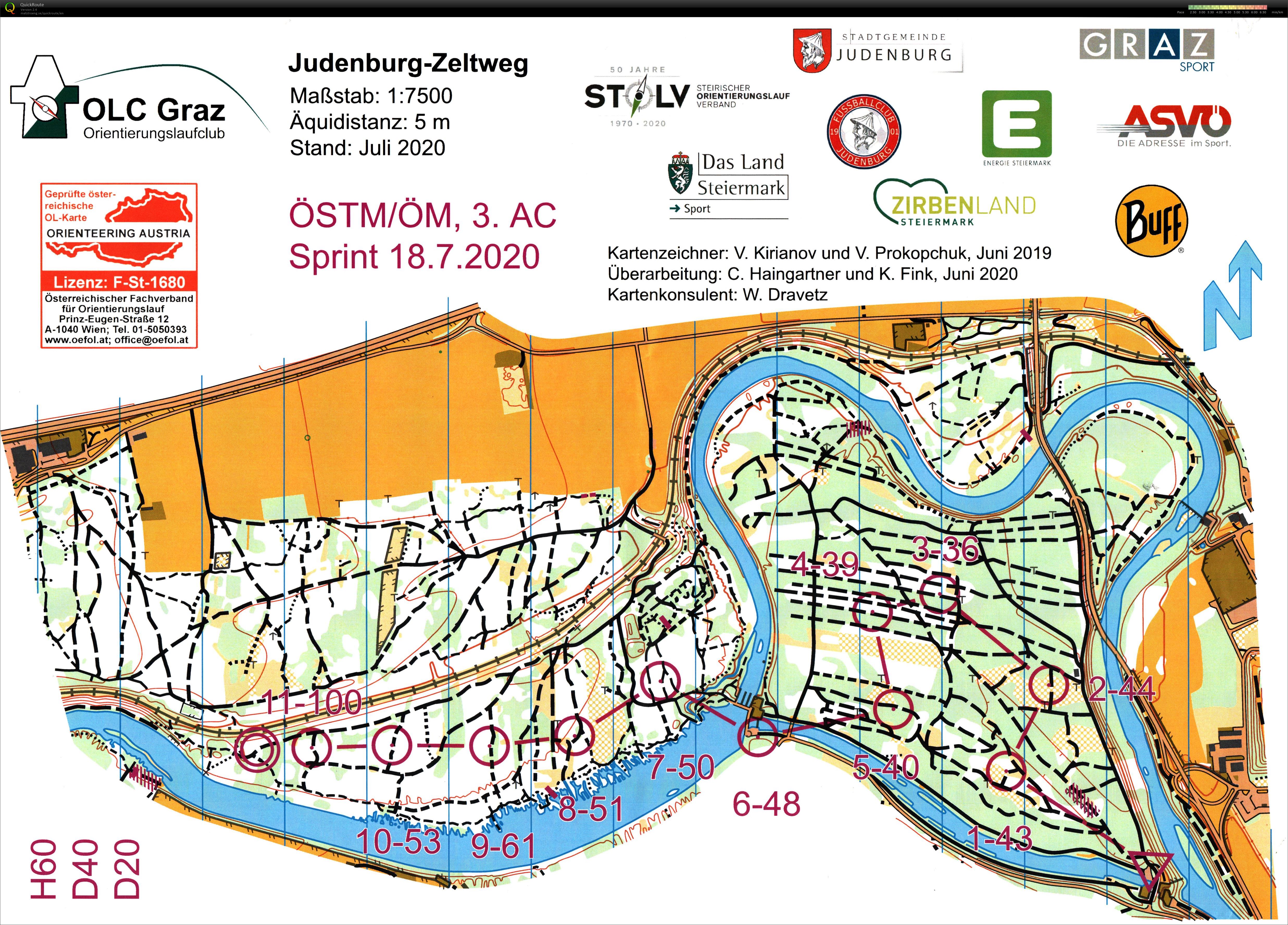 ÖM Sprint, 3. MTBO Austria Cup (2020-07-18)