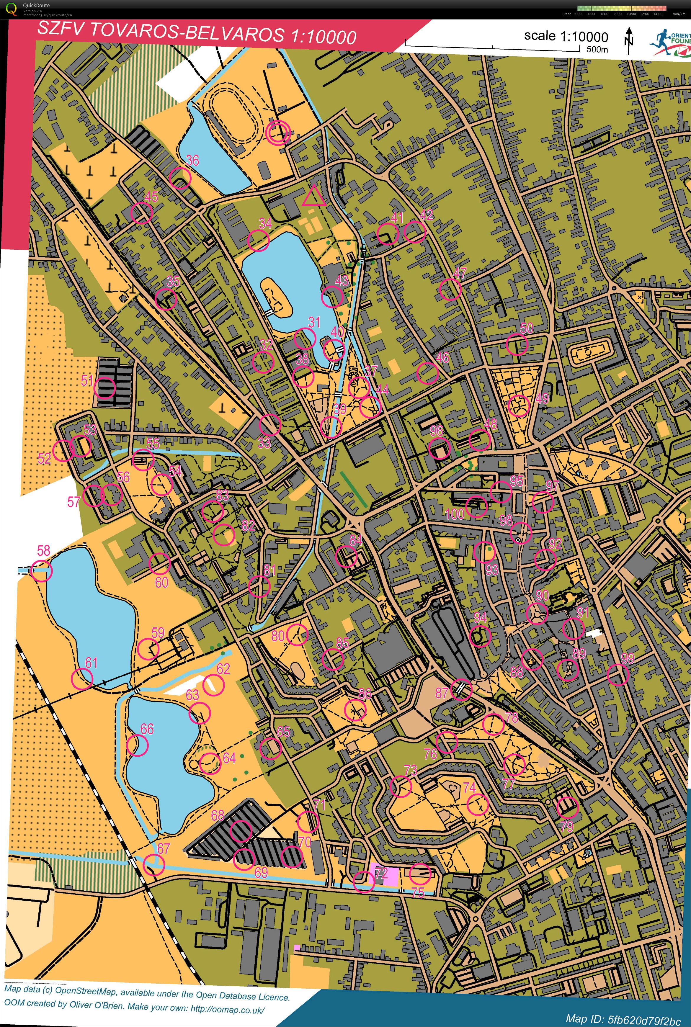 maprun: HUNFEJ Szekesfehervar Tovaros Belvaros 2020 Szabadp (2020-11-20)