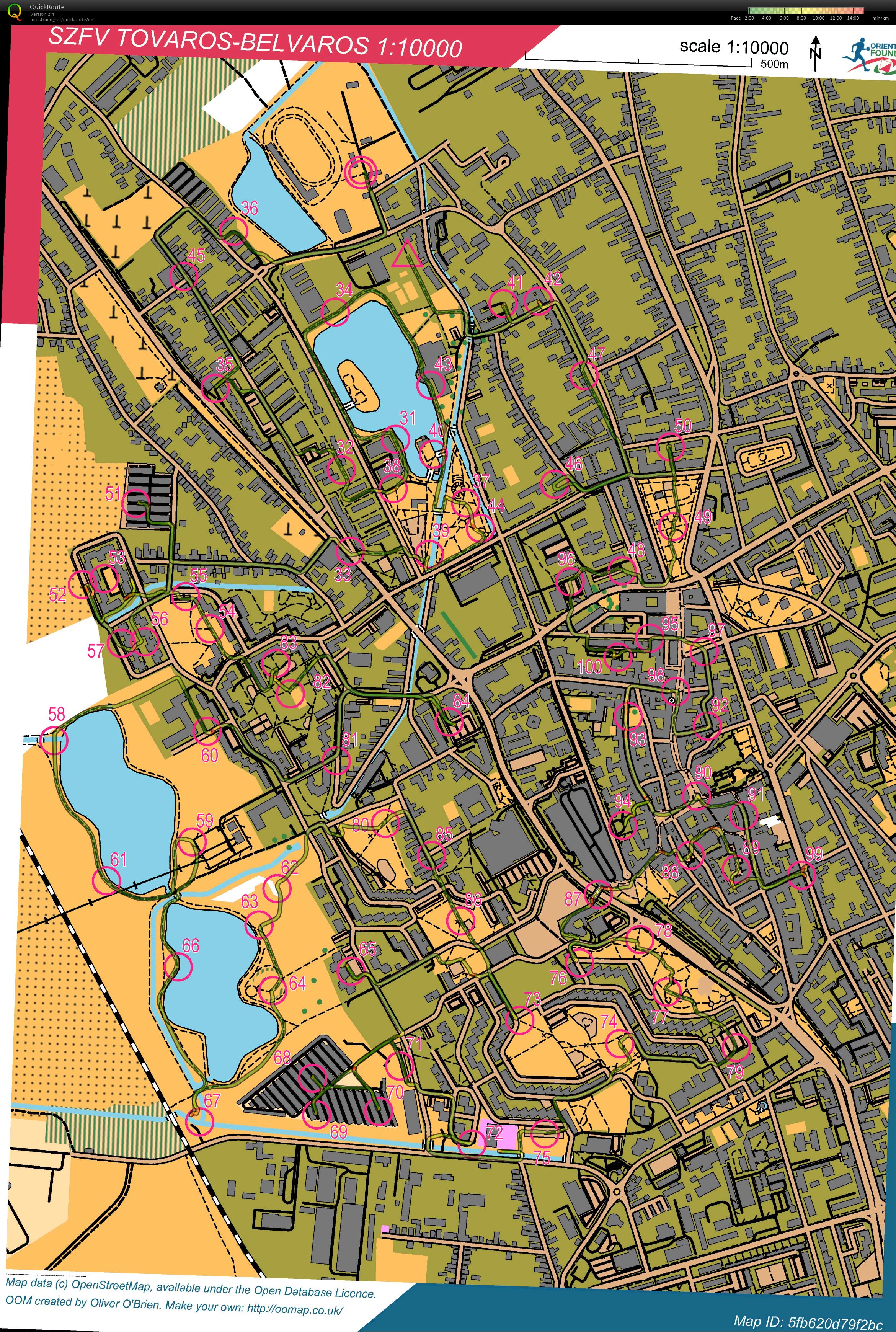maprun: HUNFEJ Szekesfehervar Tovaros Belvaros 2020 Szabadp (2020-11-20)