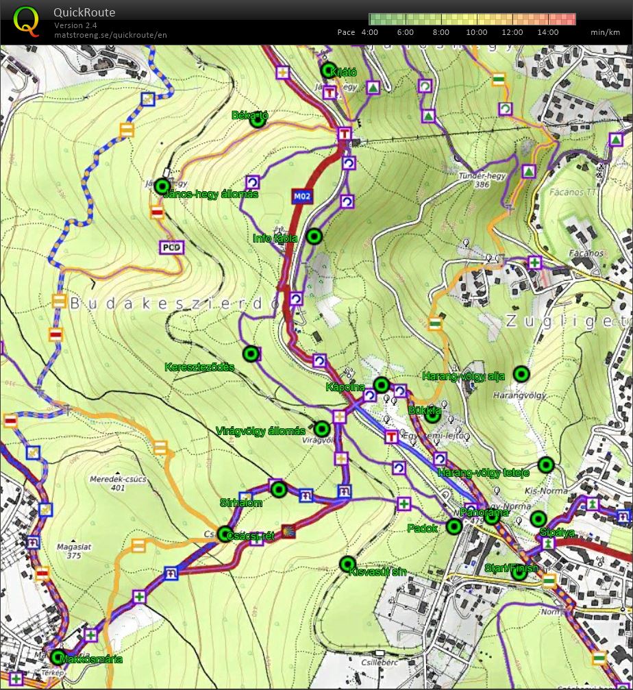 maprun: NaviTrails v2 Normafa Classic (2020-12-09)