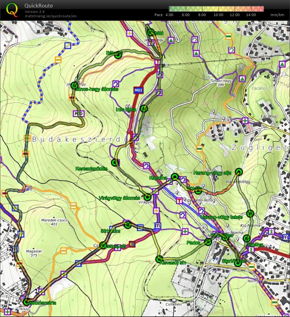 maprun: NaviTrails v2 Normafa Classic (2020-12-09)