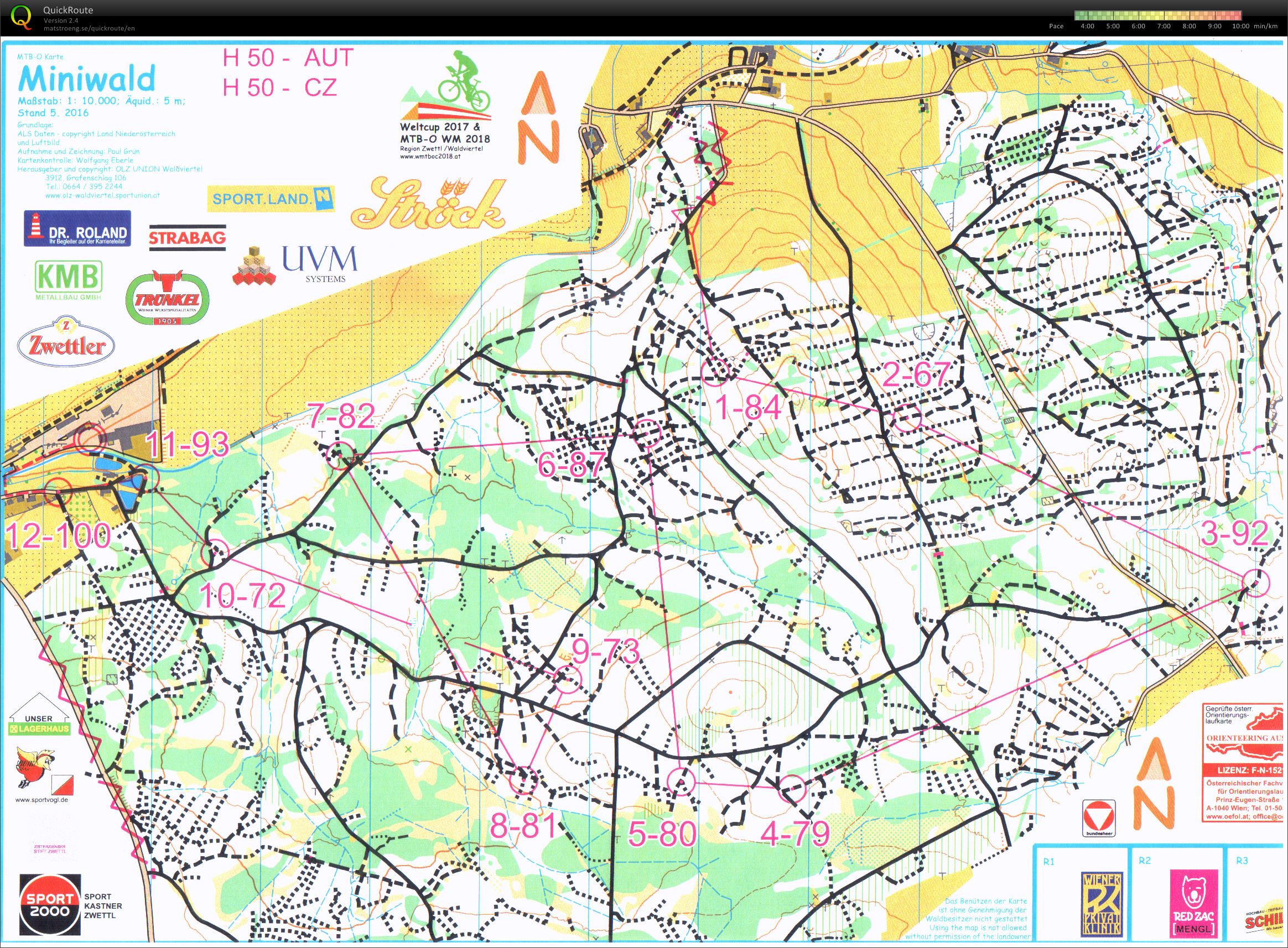 ÖM Mitteldistanz, 5. MTBO Austria Cup (2016-06-11)