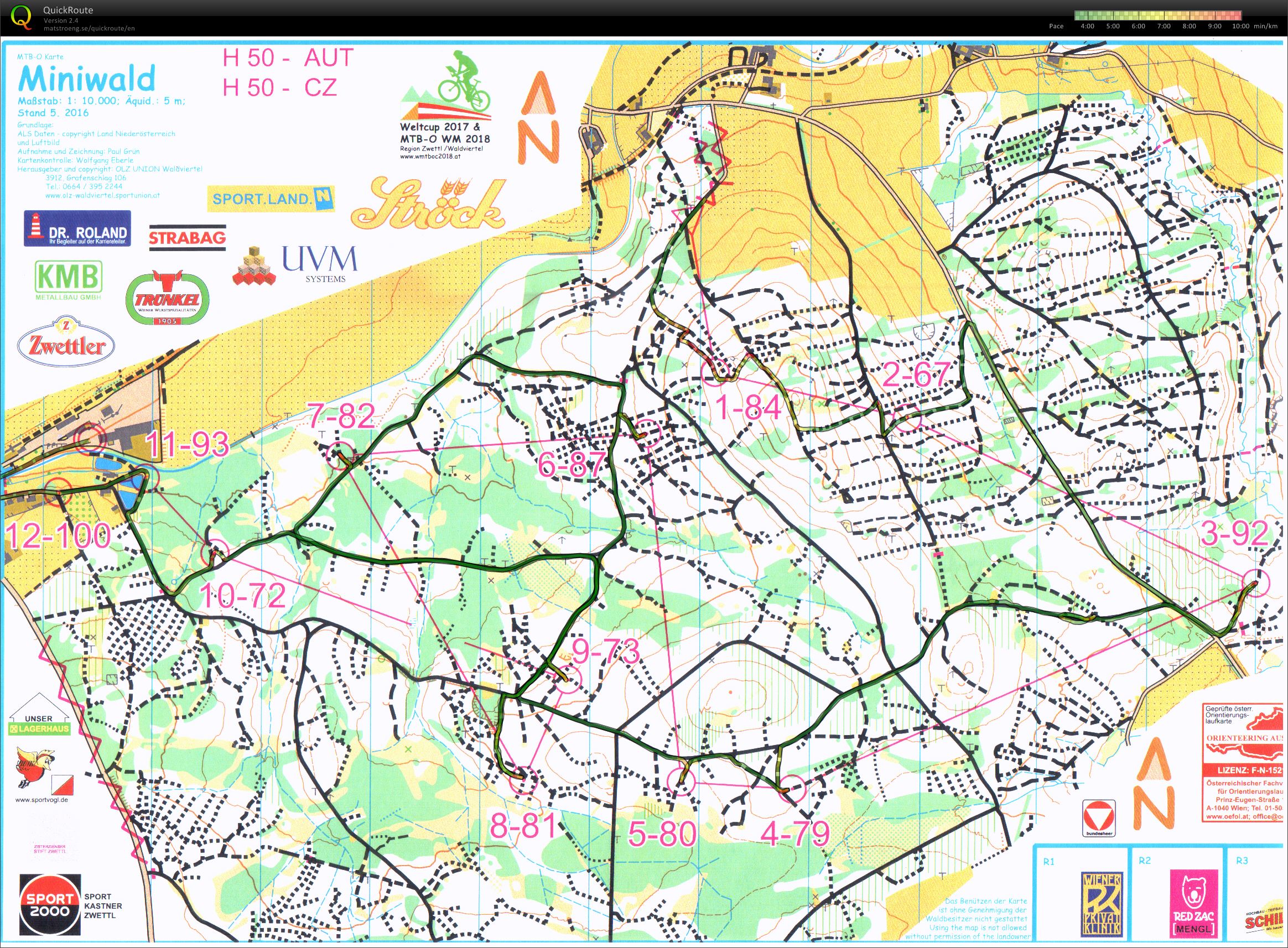 ÖM Mitteldistanz, 5. MTBO Austria Cup (2016-06-11)