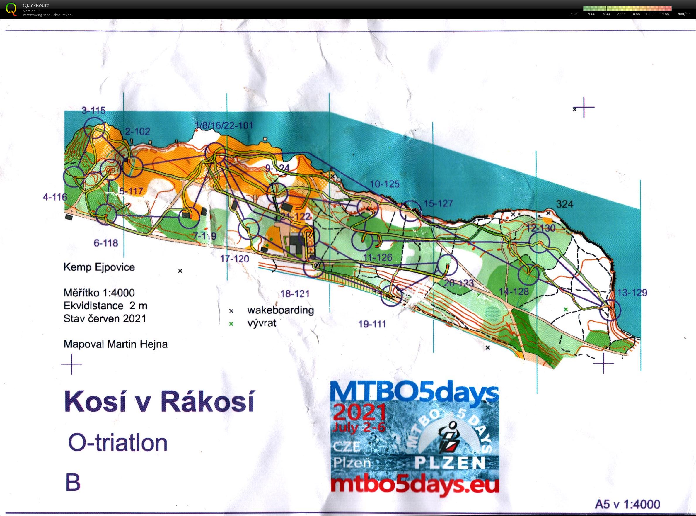 MTBO5Days O-triatlon (03.07.2021)