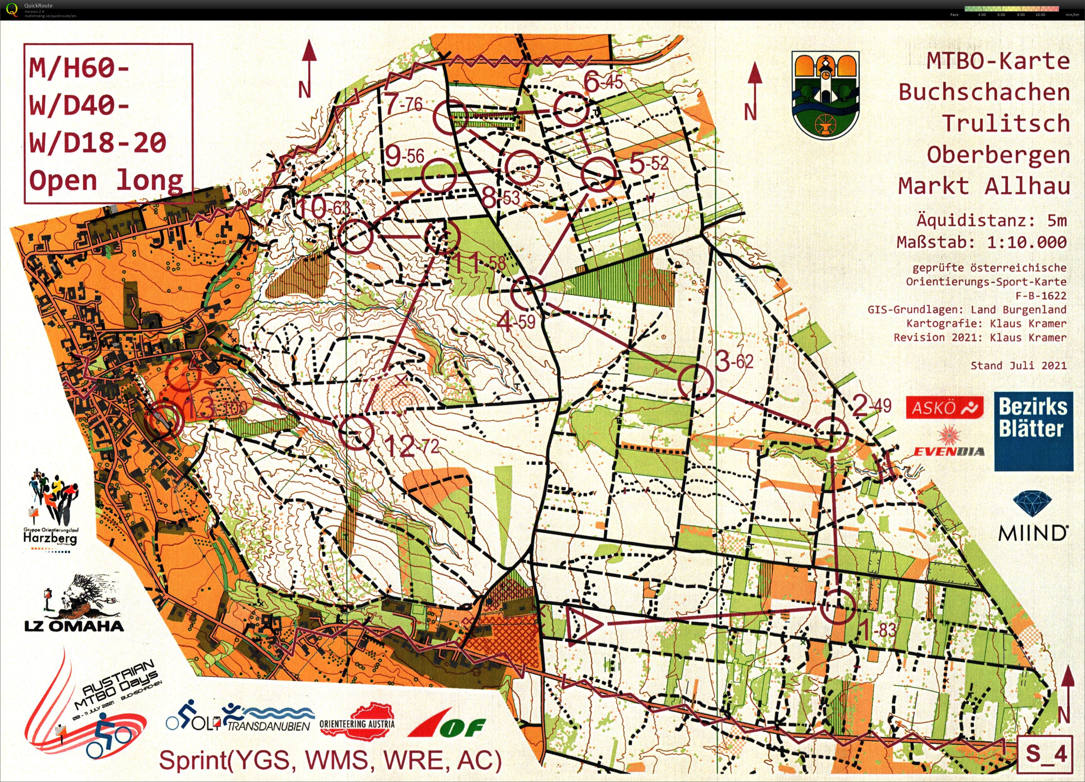 Austrian MTBOdays - Sprint (10.07.2021)