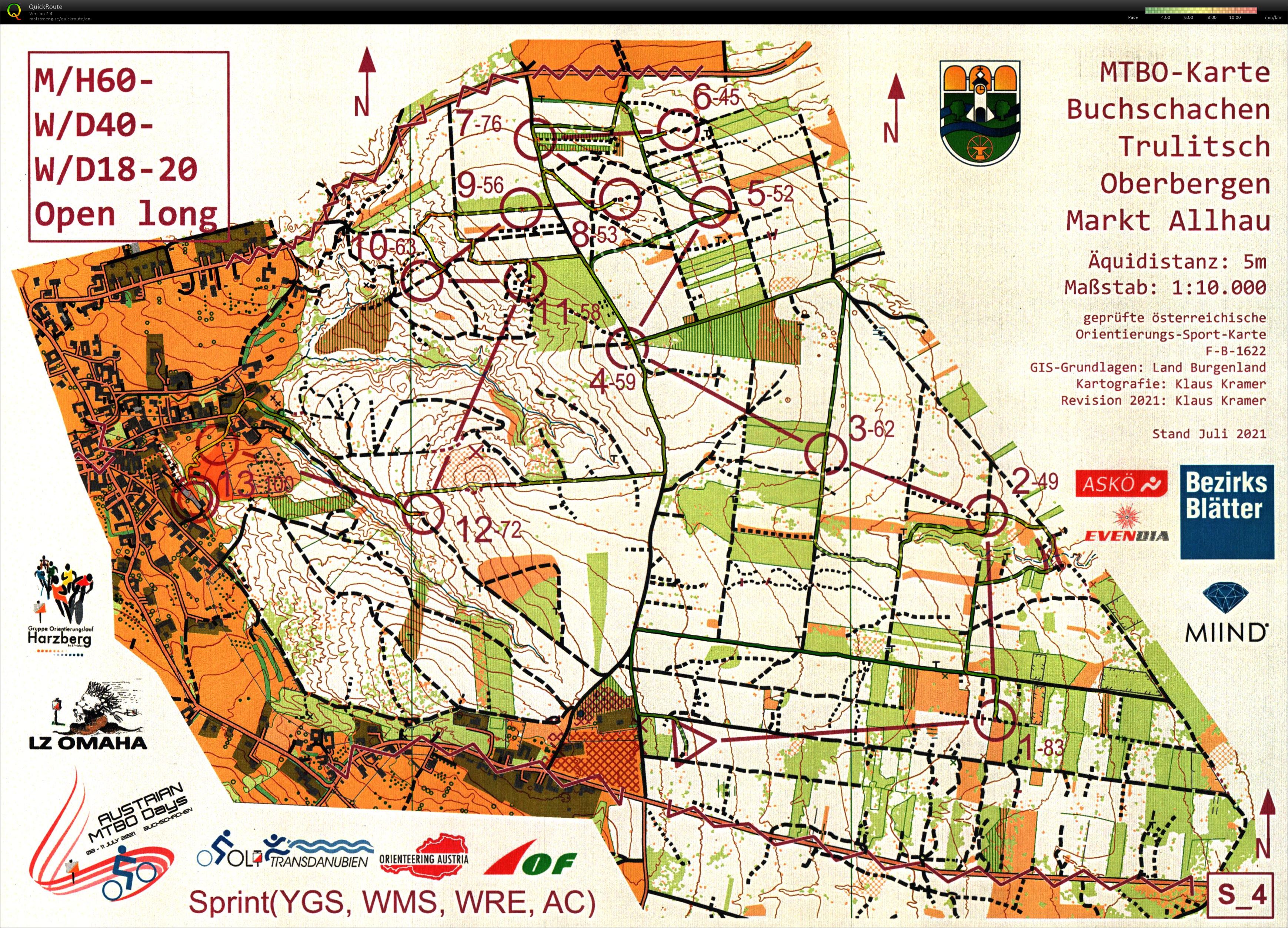 Austrian MTBOdays - Sprint (2021-07-10)