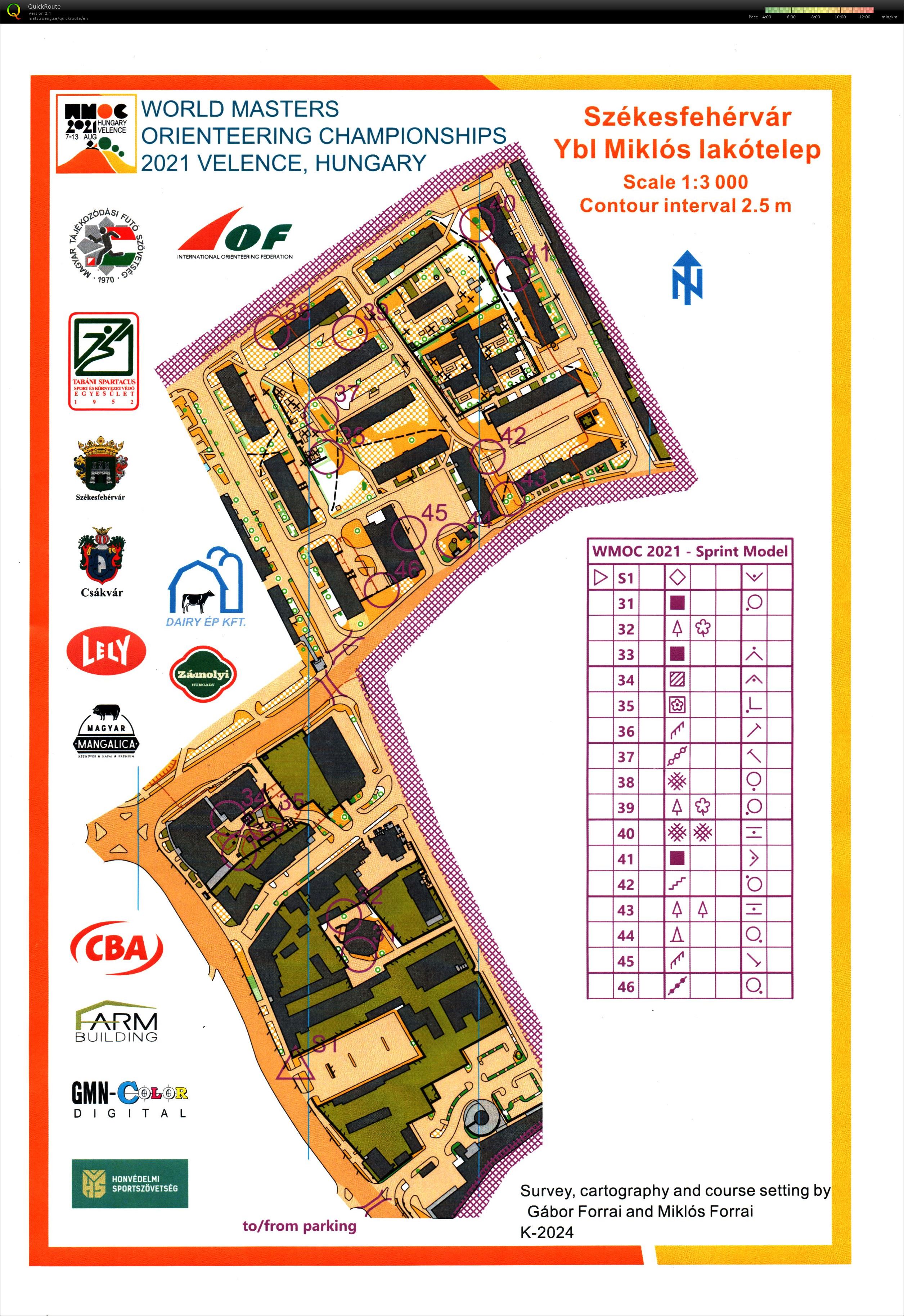 WMOC Sprint Model Event (2021-08-06)