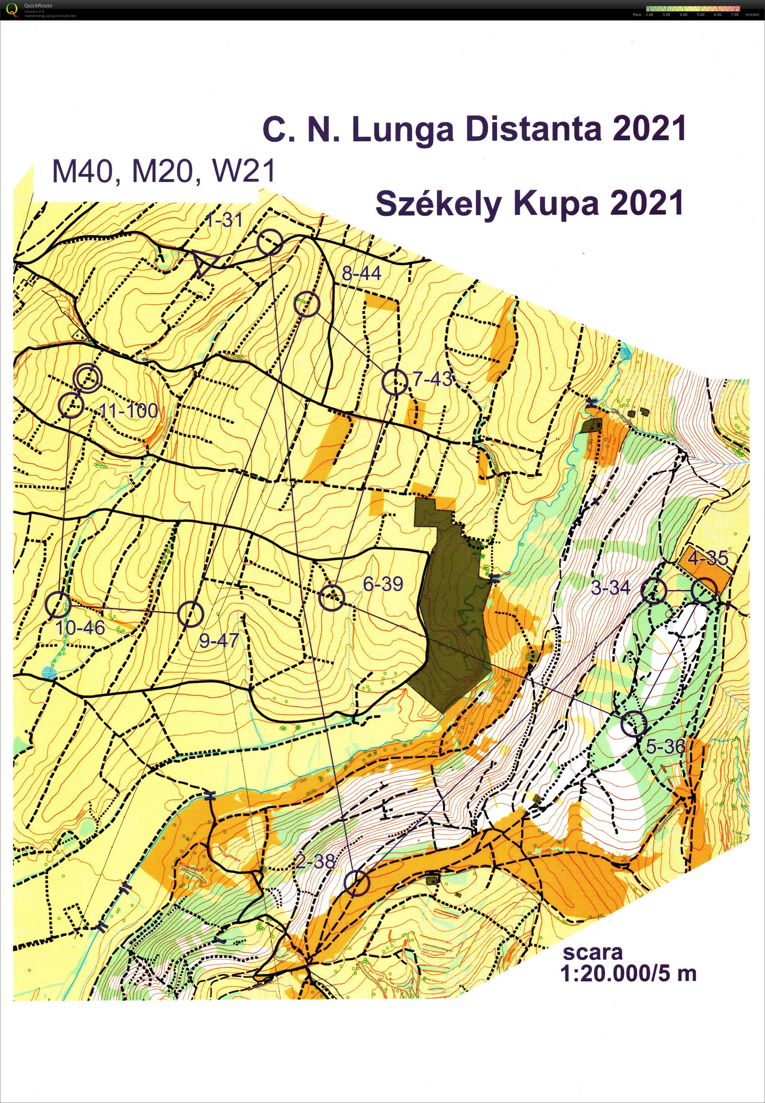 Székely Kupa MTBO Hosszútáv (2021-08-20)